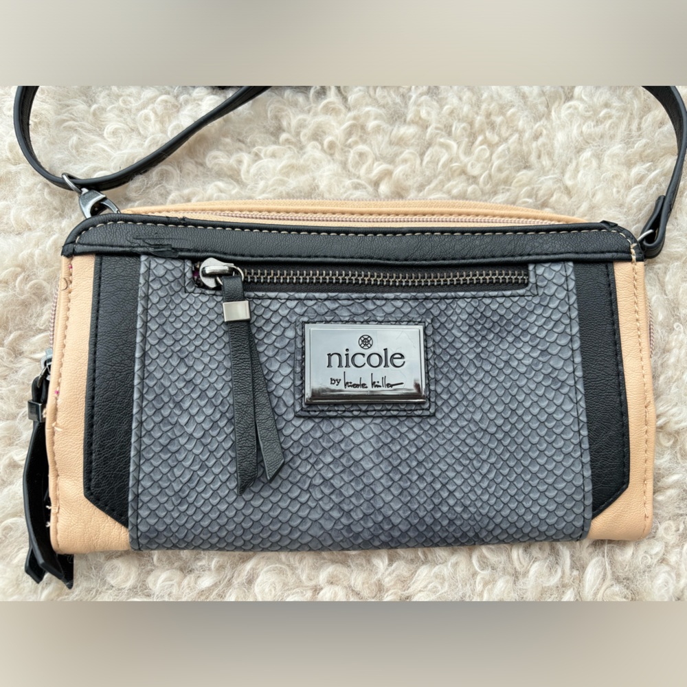 Nicole by Nicole Miller snakeskin print handbag